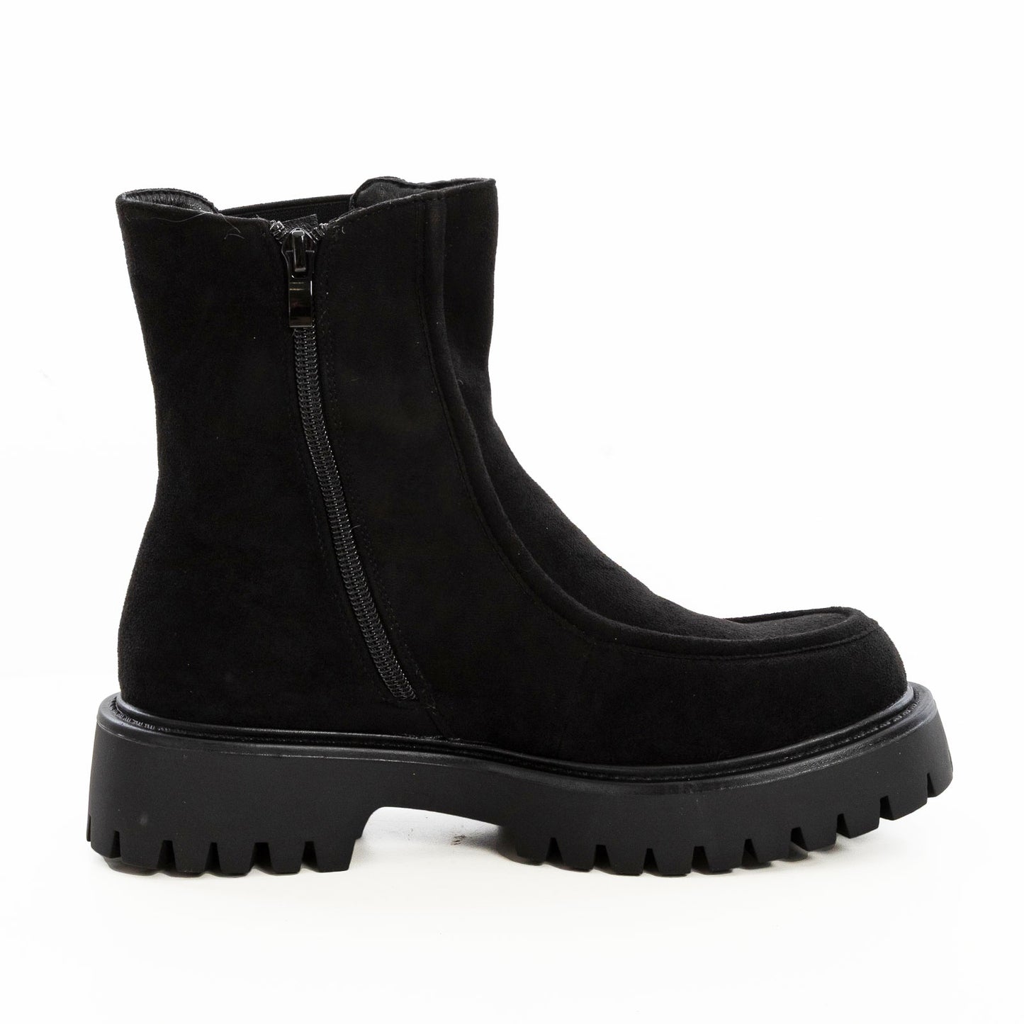 toocool stivaletti donna scamosciati con suola a carrarmato chelsea boots tronchetti chunky stivali bassi 989 5