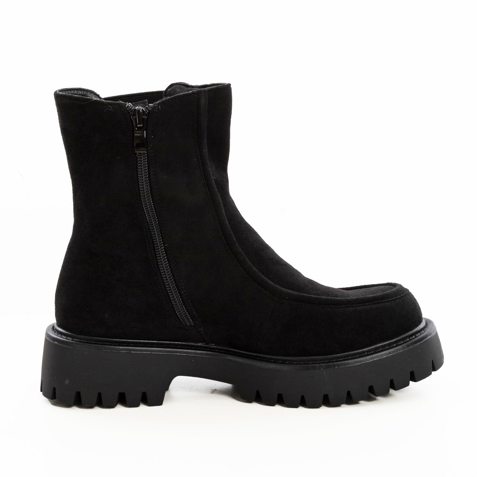 toocool stivaletti donna scamosciati con suola a carrarmato chelsea boots tronchetti chunky stivali bassi 989 5