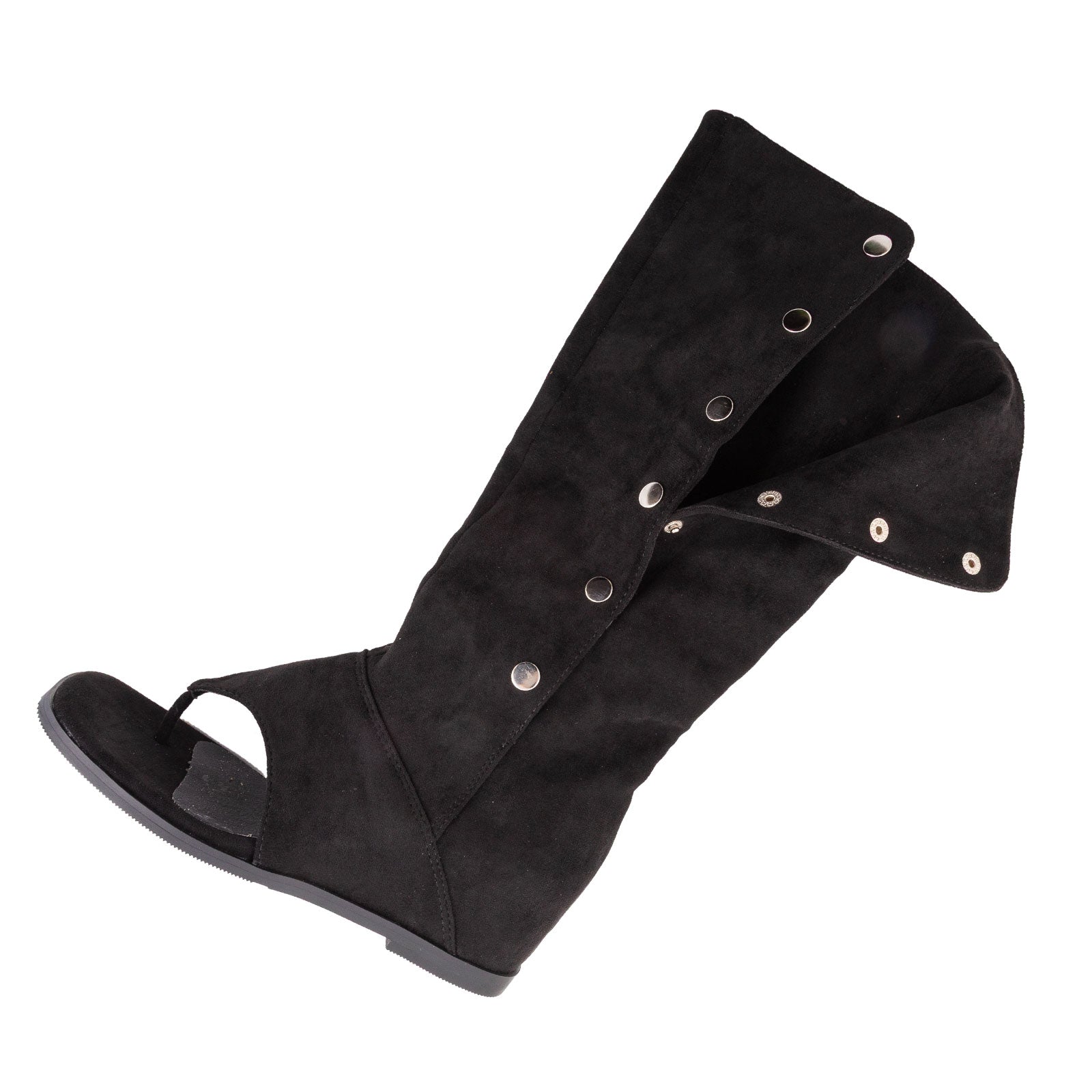 toocool stivali gladiatore donna scamosciati infradito tacco interno wz688 151