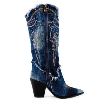 immagine-4-toocool-stivali-texani-a-punta-jeans-denim-x8345