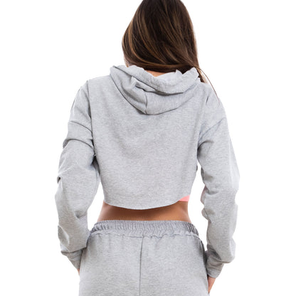 toocool tuta donna completo fitness sport vi 3249 grigio sm