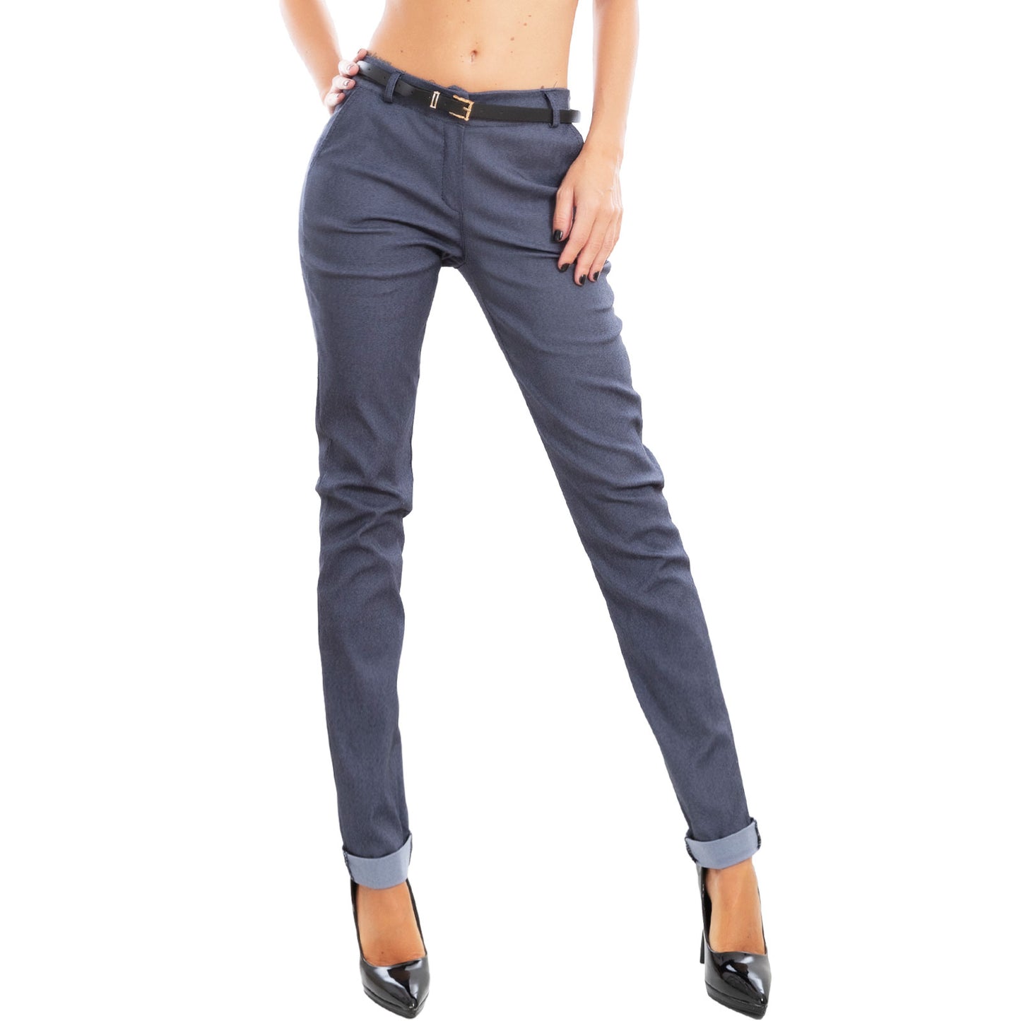 toocool pantaloni donna classici eleganti as 28251