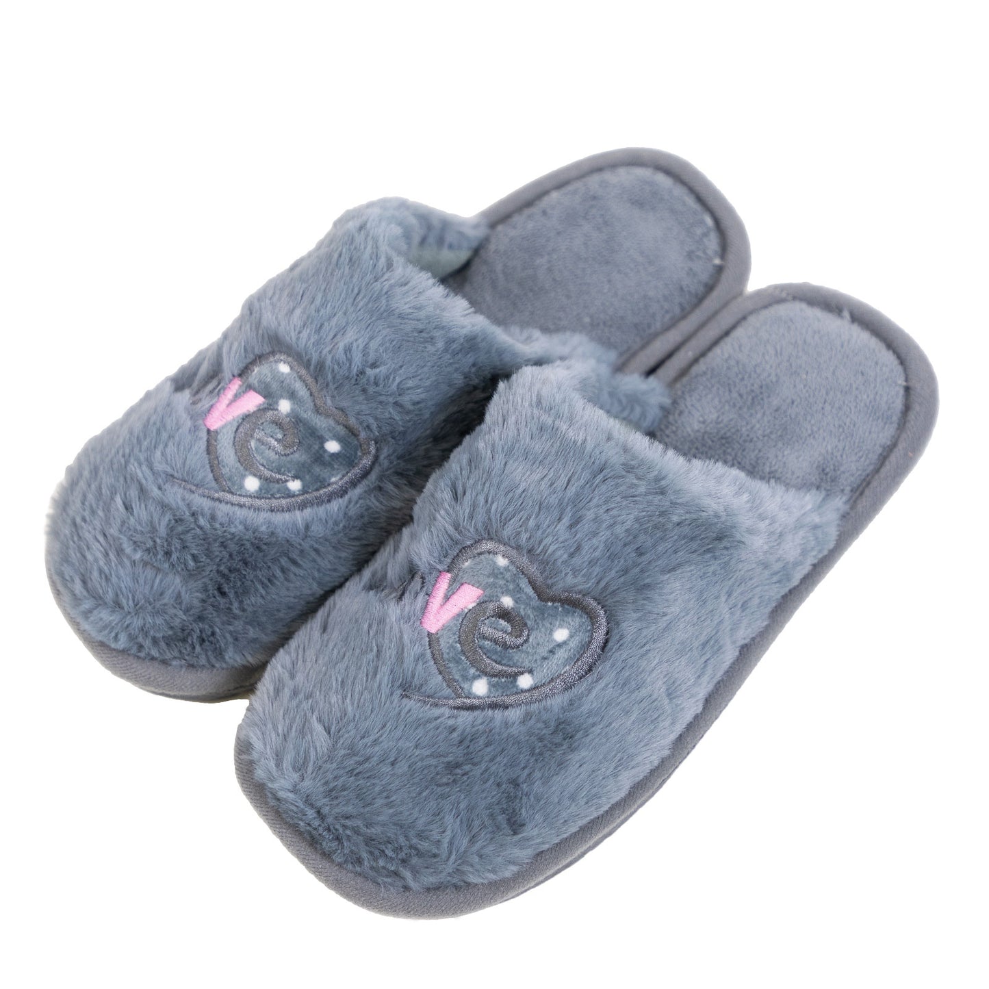 toocool ciabatte donna babbucce love pantofole peluche calde pelliccia homewear toocool li 608 grigio 38 39