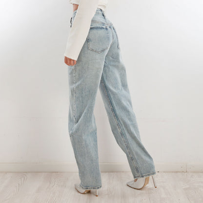 toocool jeans donna baggy banana pantaloni casual toocool dw1335