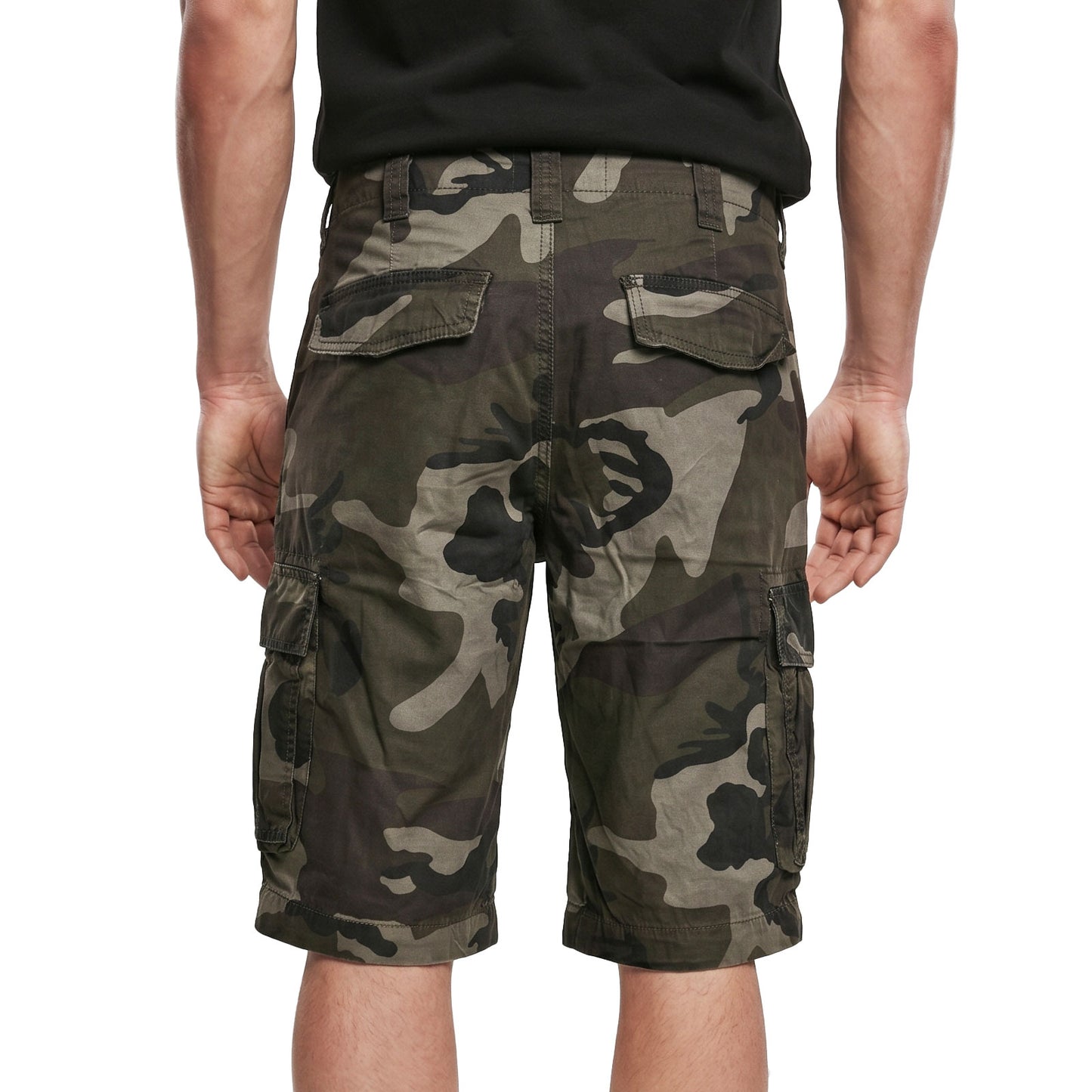 toocool pantaloncini cargo uomo camouflage militare bermuda cotone tasconi laterali outdoor tempo libero toocool lb832 mimetico verde 54