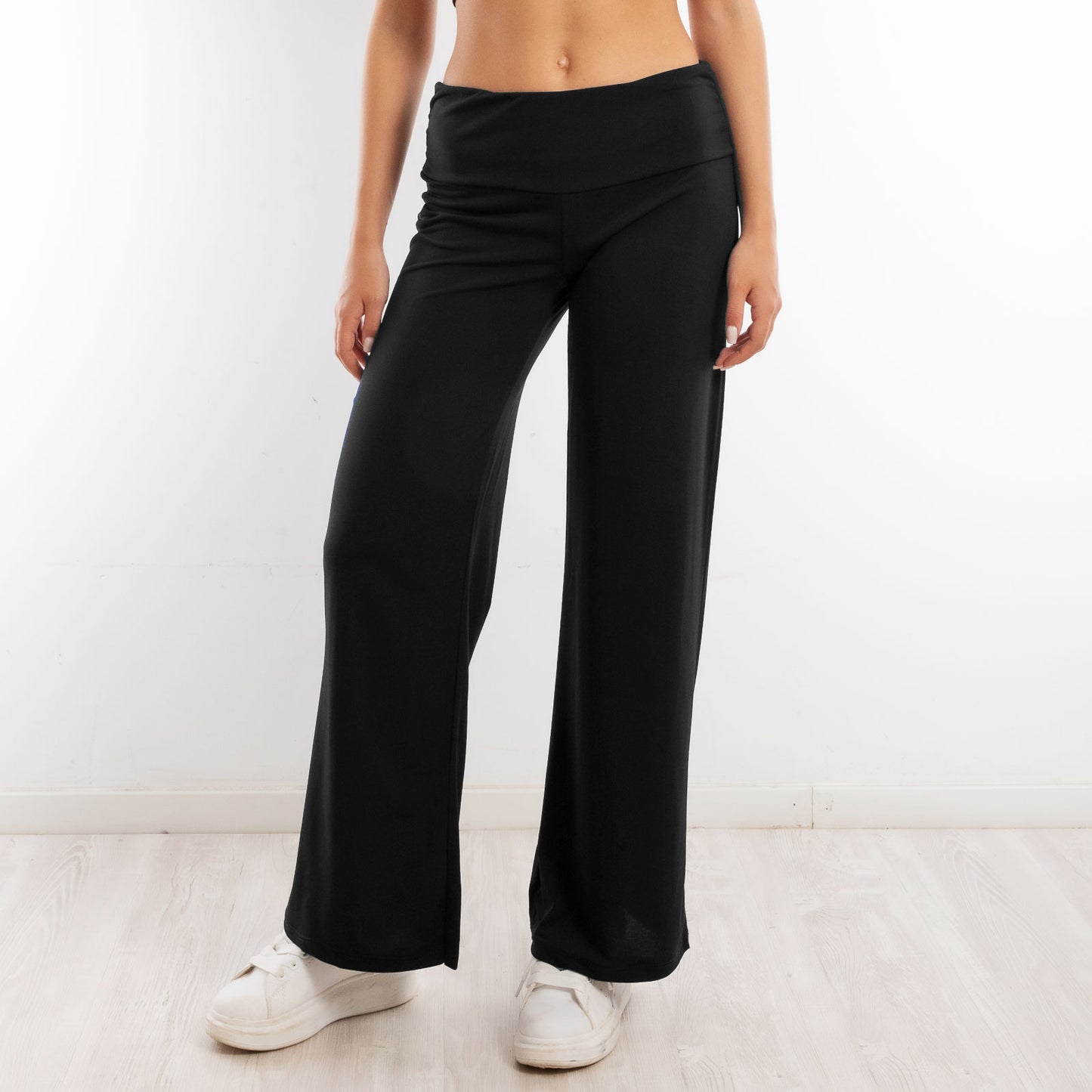 toocool pantaloni donna sportivi vita alta yoga palestra morbidi elasticizzati toocool vi 5396 nero s