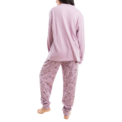 toocool pigiama donna felpato invernale coniglietti caldo c3101