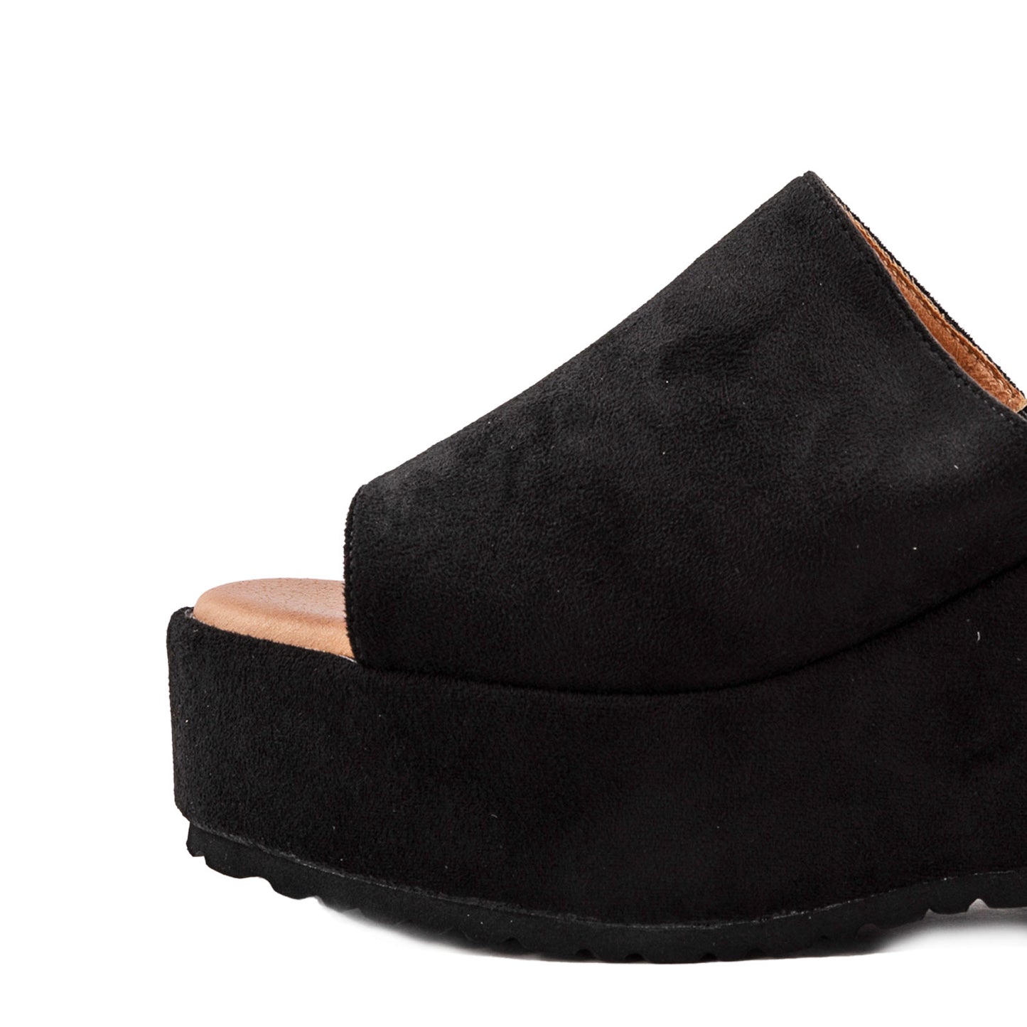 toocool sabot donna sandali scamosciati zeppa flatform hd055 181