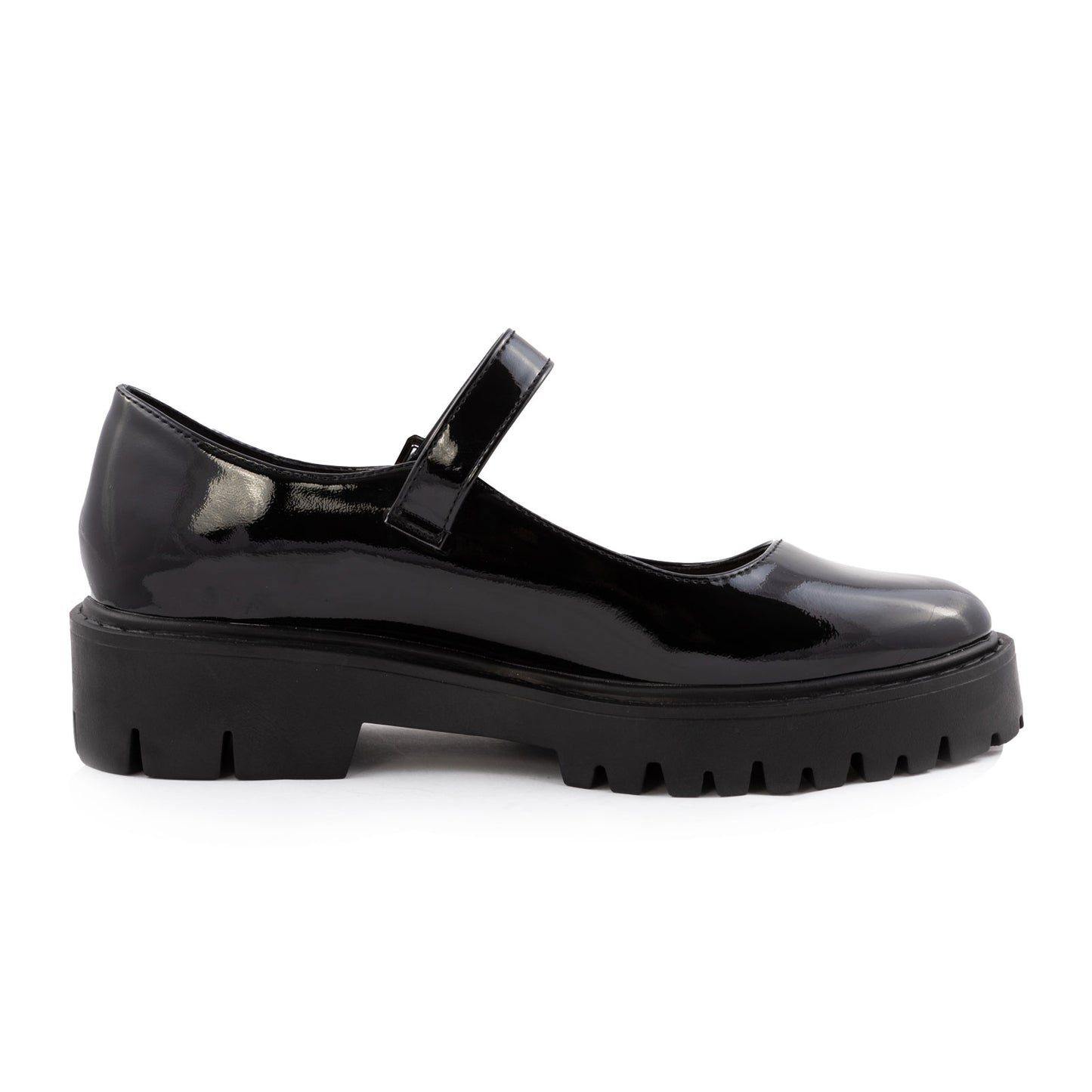 toocool scarpe mary jane donna vernice suola carrarmato chunky mocassini cinturino fibbia tacco largo toocool 2719 1 nero 36