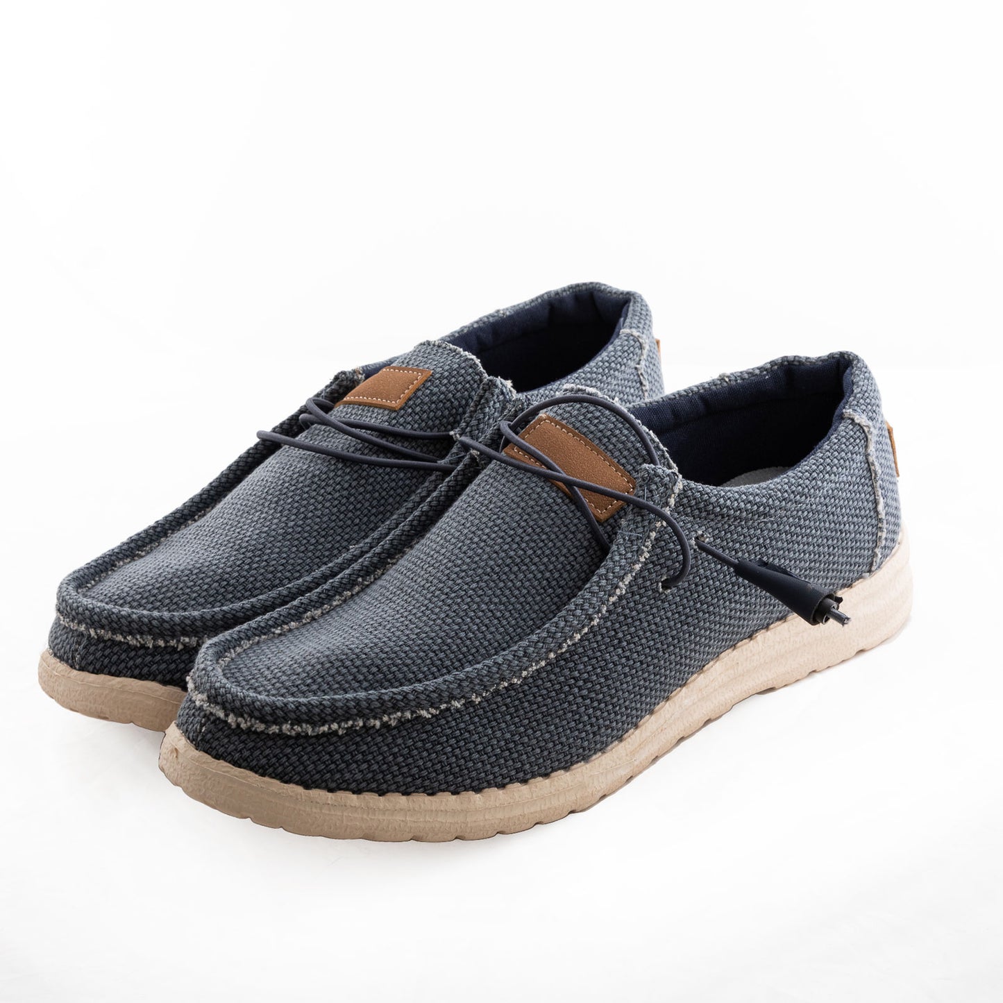 toocool scarpe slip on da uomo tela leggera mocassini casual lacci elastici suola antiscivolo camminata tempo libero toocool grz 9908 blu 44