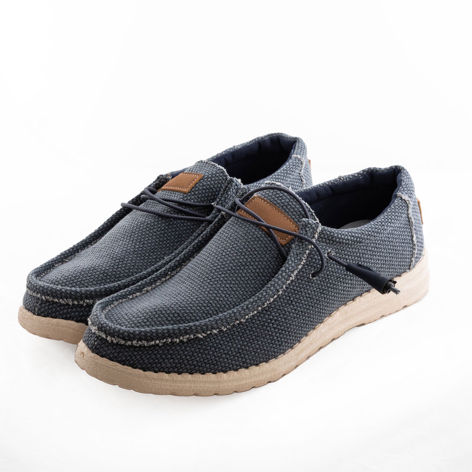 toocool scarpe slip on da uomo tela leggera mocassini casual lacci elastici suola antiscivolo camminata tempo libero toocool grz 9908 blu 44