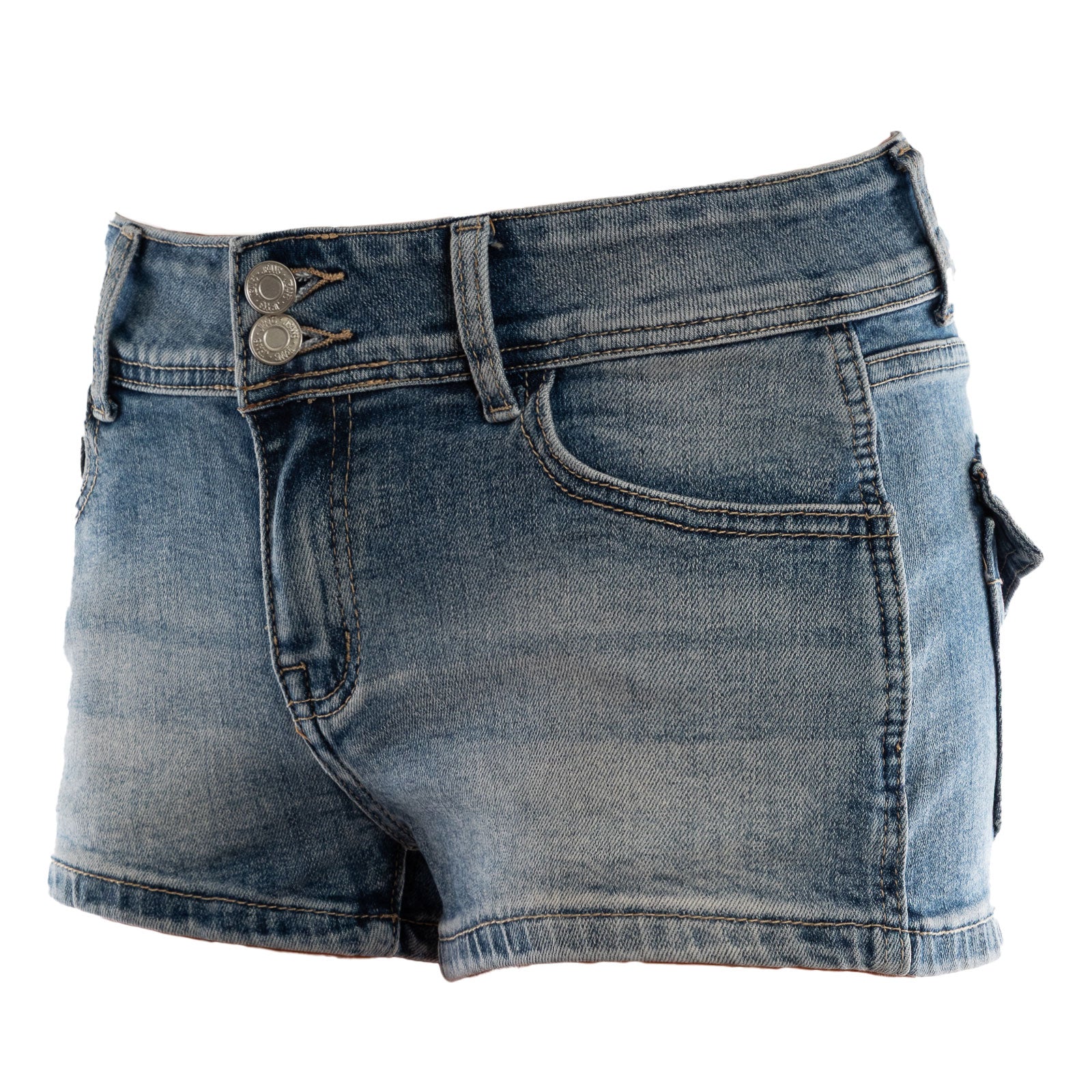 toocool shorts pantaloncini jeans donna corti hot pants vita media toocool t8128 blu xs