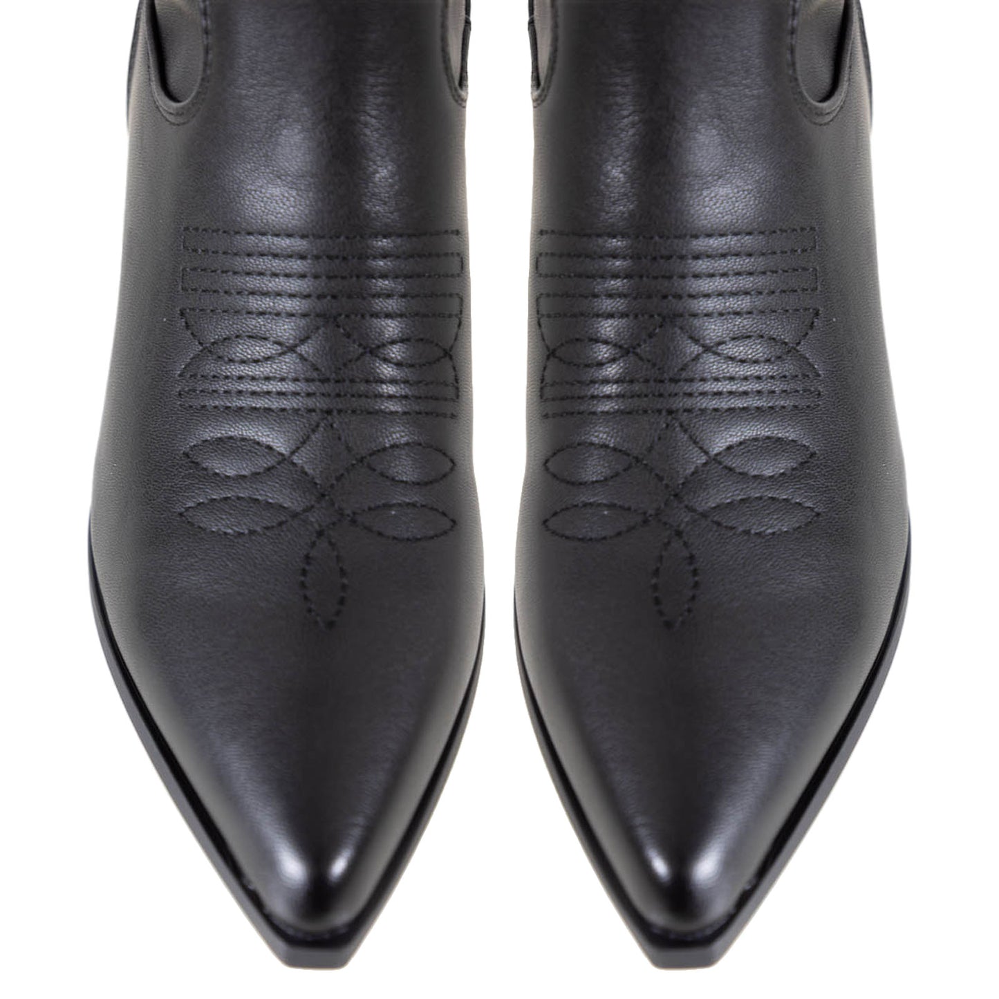 toocool stivali texani al ginocchio estivi e autunnali con ricami e intagli traforati punta allungata stile boho chic country toocool g720 nero 36