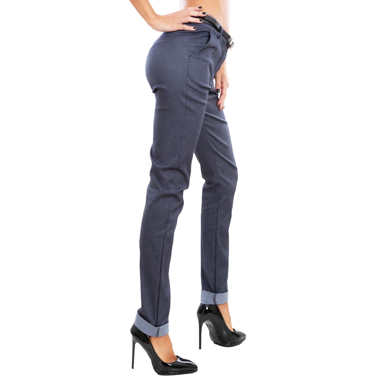 toocool pantaloni donna classici eleganti as 28251