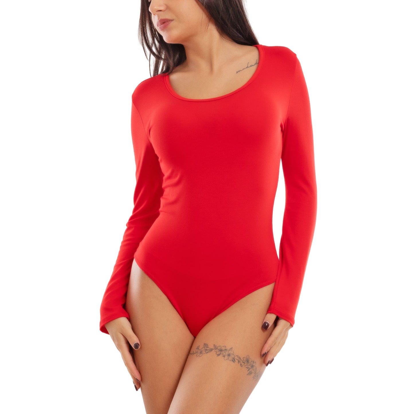 toocool body donna intimo manica lunga elasticizzato sottogiacca basic elegante vb 0733