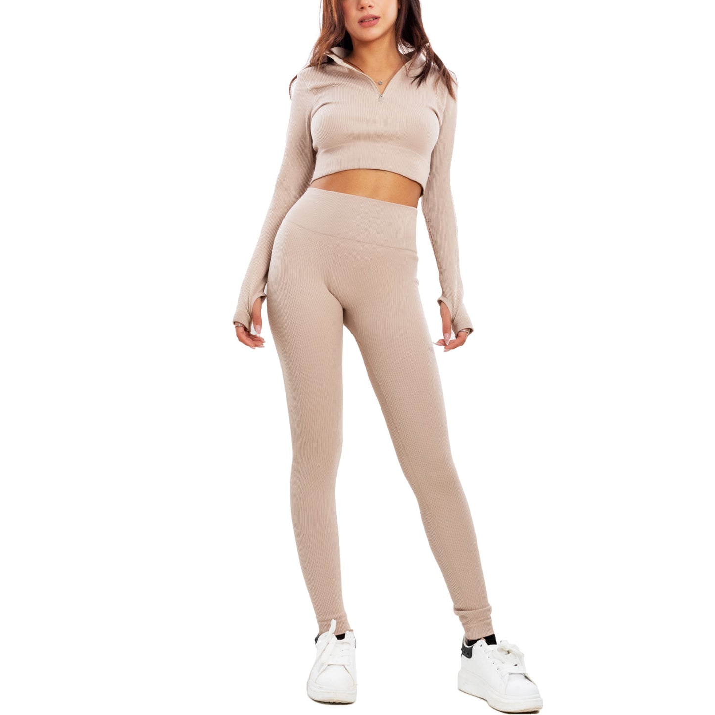 immagine-6-toocool-completo-sportivo-tuta-ginnastica-vita-alta-y011