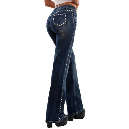 immagine-6-toocool-jeans-borchie-denim-palazzo-bootcut-vita-alta-fx-1222