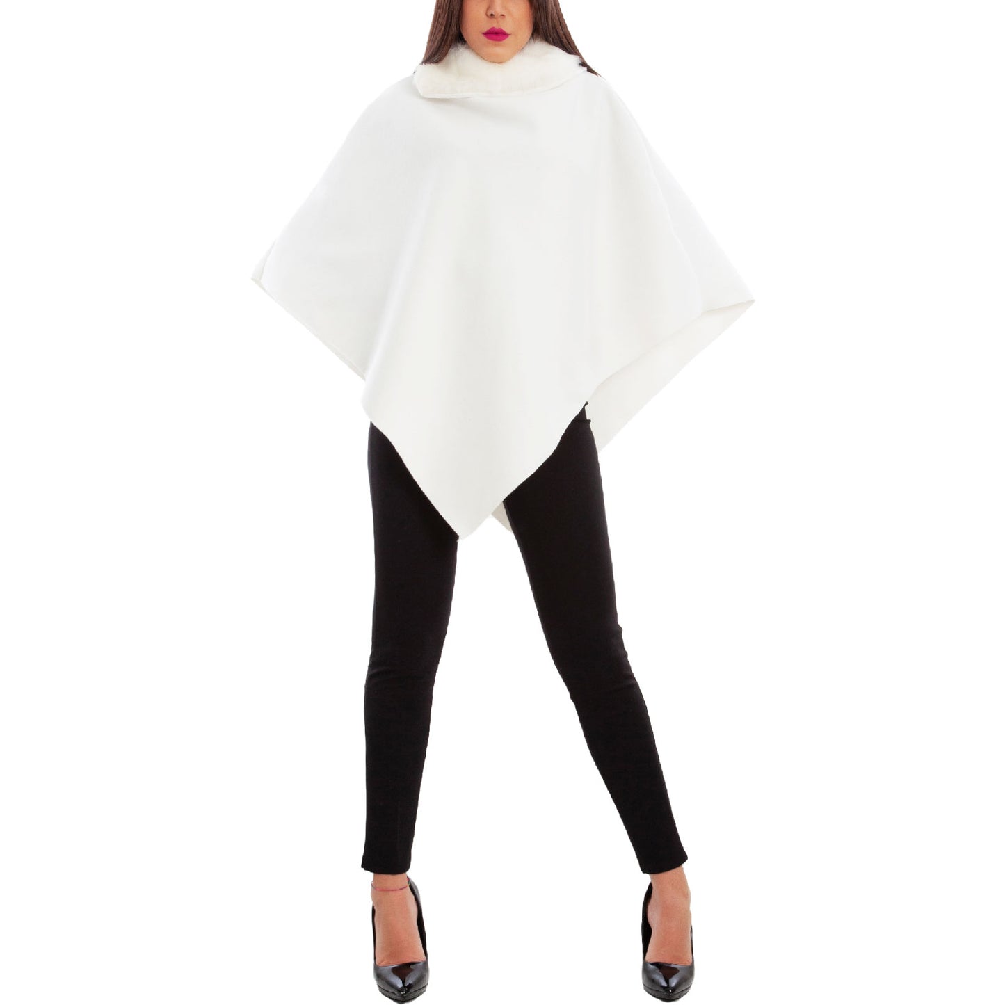 toocool mantella donna poncho panno vb 2991