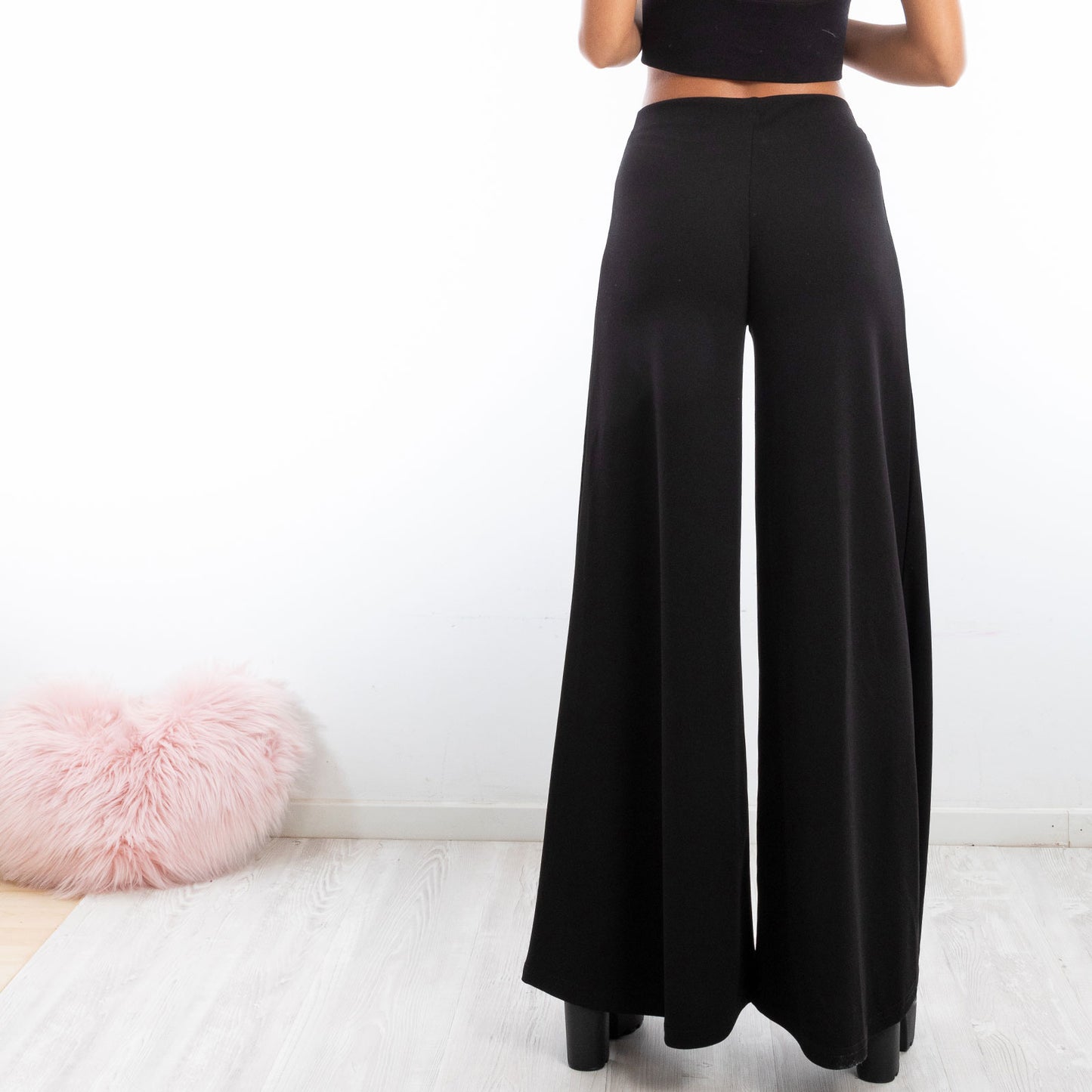 immagine-6-toocool-pantaloni-flare-eleganti-vita-alta-zampa-hm-5892