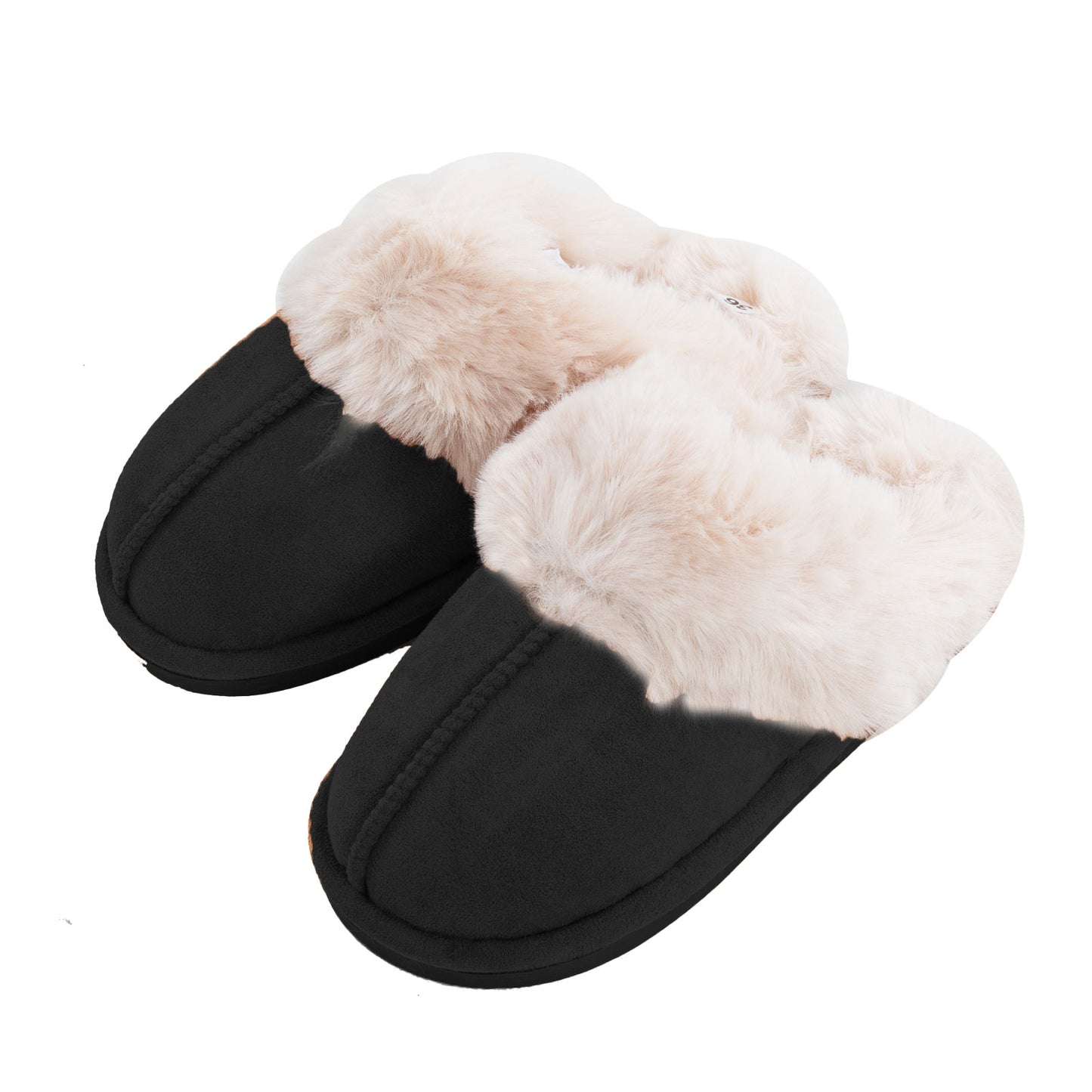 toocool pantofole donna pelose ciabatte da casa peluche comode calde invernali toocool xr 1060 nero 36