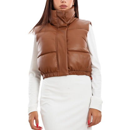 immagine-6-toocool-piumino-crop-smanicato-gilet-imbottito-vi-23212