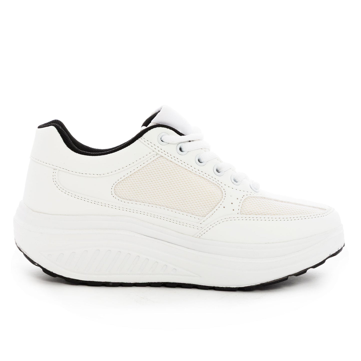 toocool scarpe ginnastica dimagranti donna suola oscillante antiscivolo fitness camminata leggere confortevoli toocool sd1618 nerofuxia 36