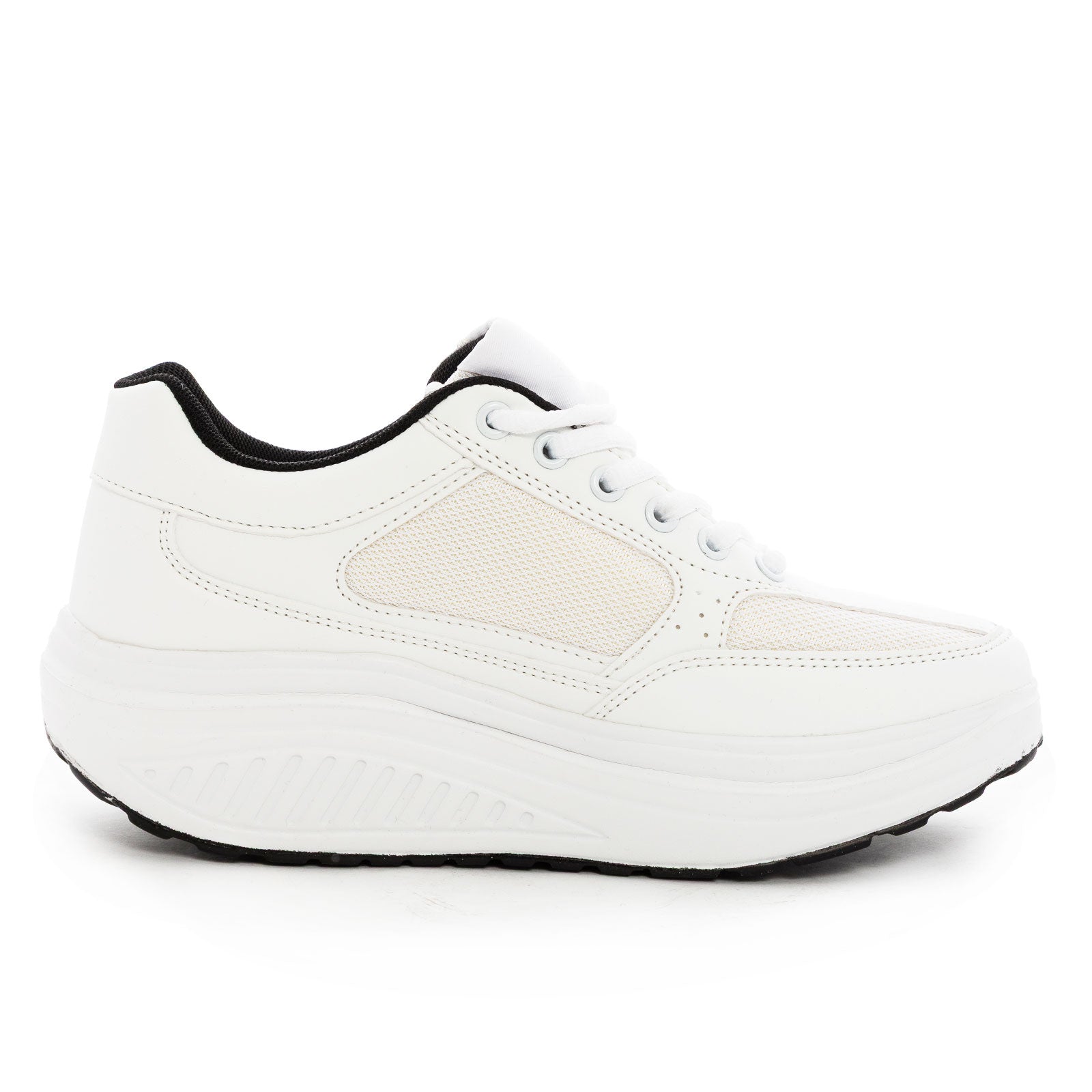 toocool scarpe ginnastica dimagranti donna suola oscillante antiscivolo fitness camminata leggere confortevoli toocool sd1618 nerofuxia 36