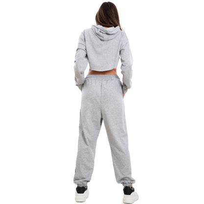 toocool tuta donna completo fitness sport vi 3249 grigio sm
