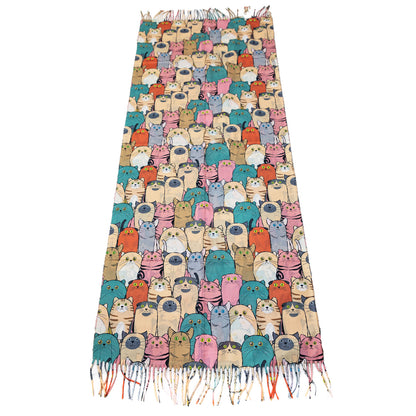 immagine-60-toocool-sciarpa-unisex-gatti-stola-frange-foulard-scialle-em-3579