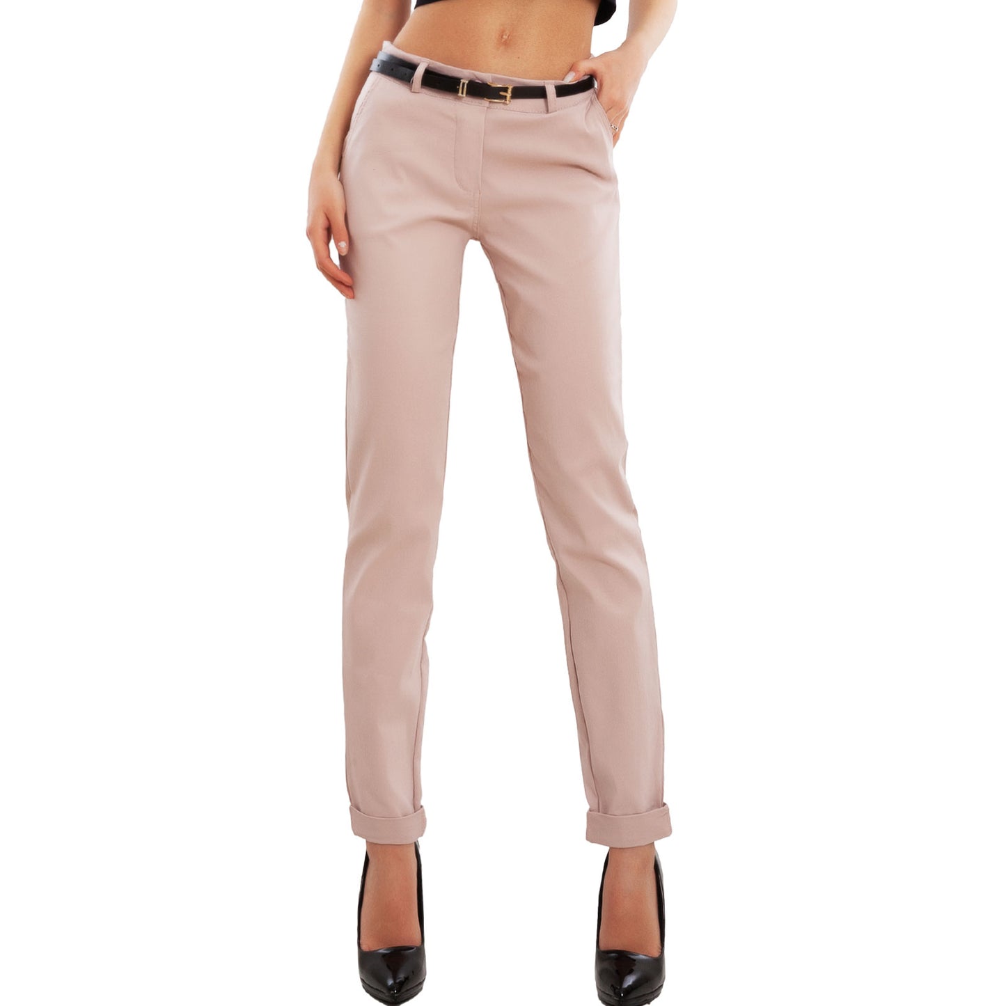 toocool pantaloni donna classici eleganti as 28251