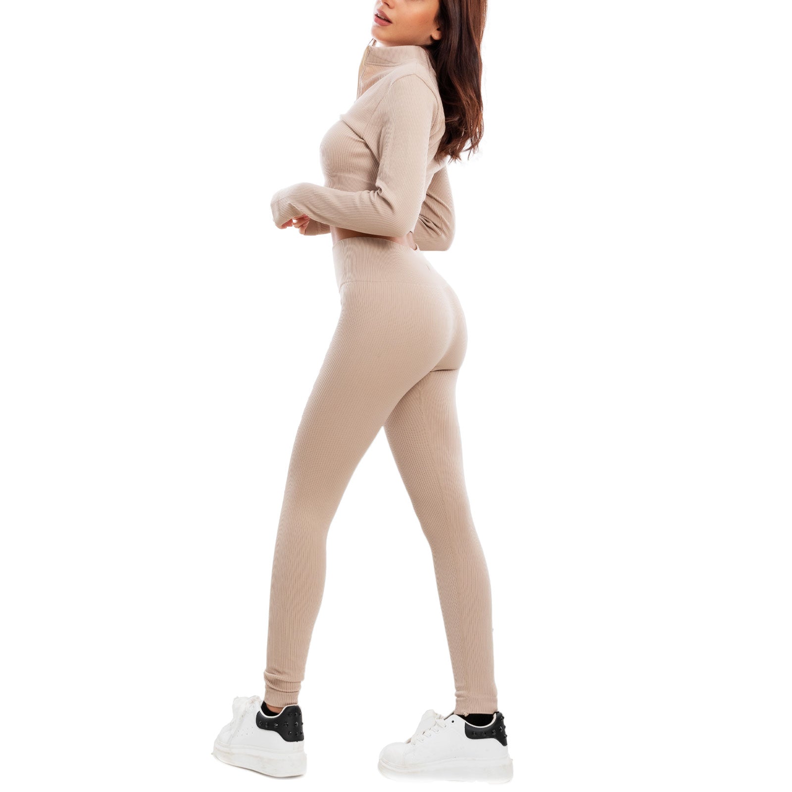 immagine-7-toocool-completo-sportivo-tuta-ginnastica-vita-alta-y011
