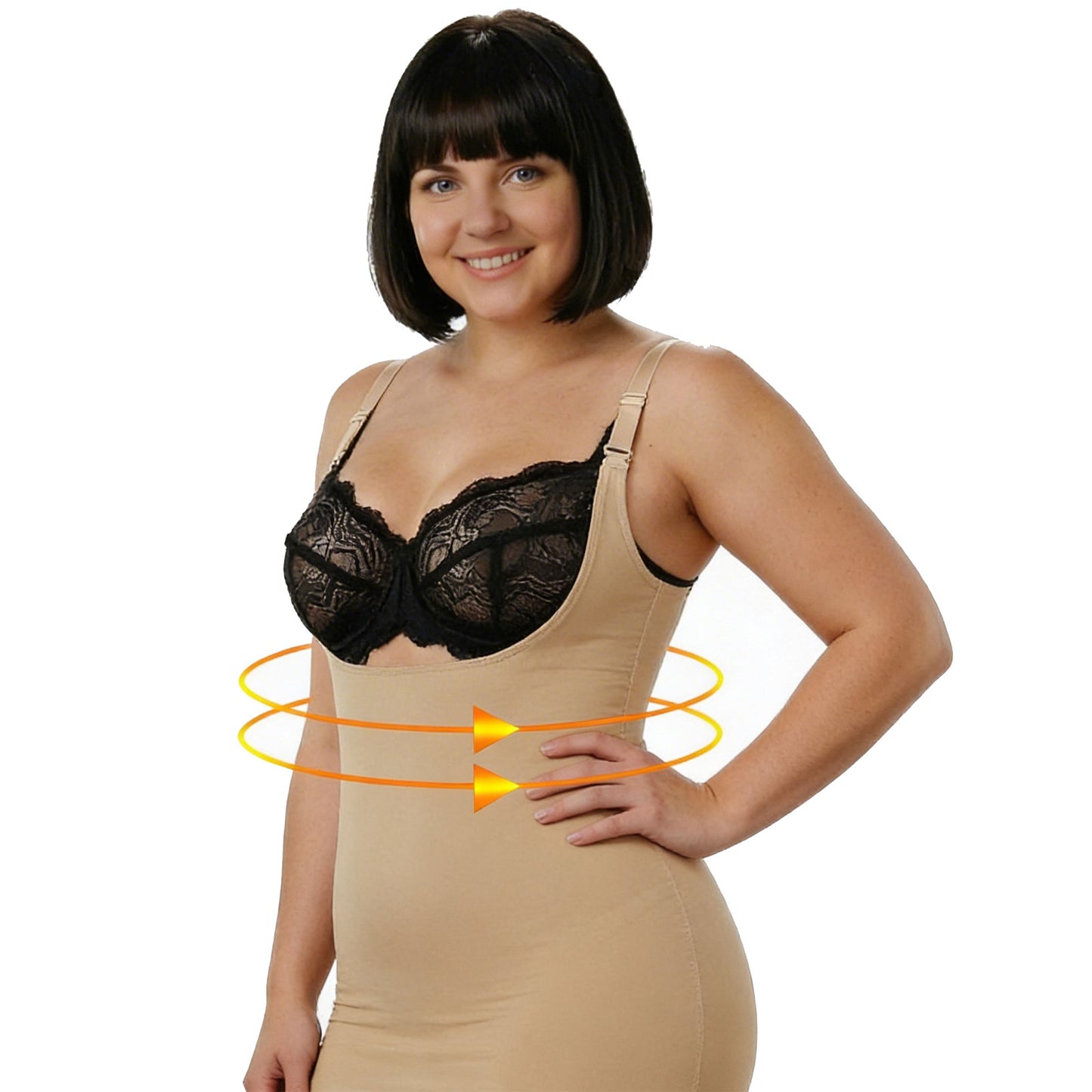 toocool guaina contenitiva sottoseno modellante donna toocool rb 08 nero ml