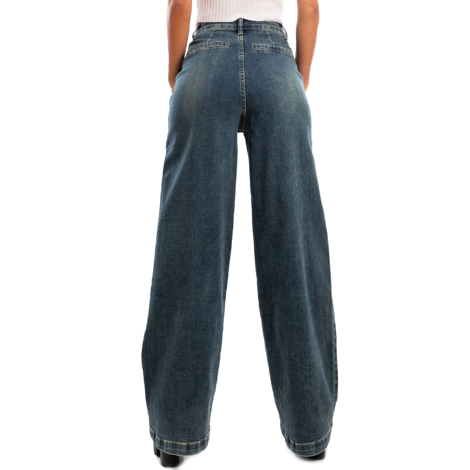 immagine-7-toocool-jeans-palazzo-denim-vita-alta-pantaloni-fx1209