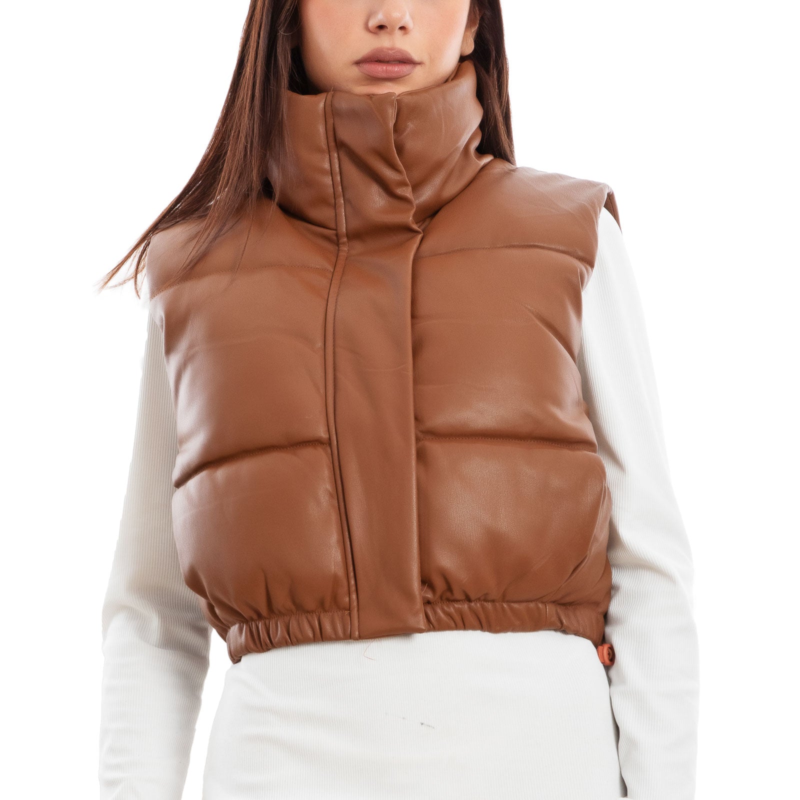 immagine-7-toocool-piumino-crop-smanicato-gilet-imbottito-vi-23212