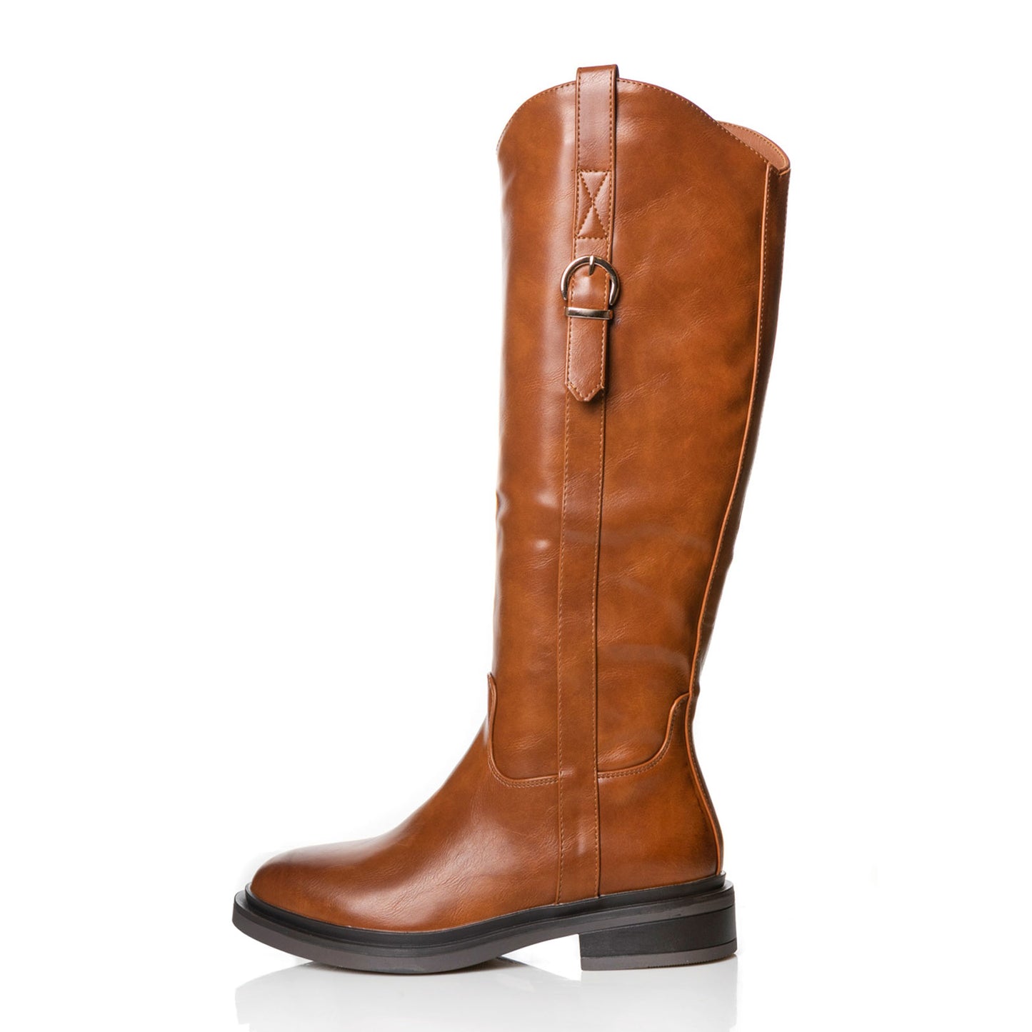 toocool stivali alti al ginocchio donna pelle sintetica stivali cavallerizza fibbia toocool d7977