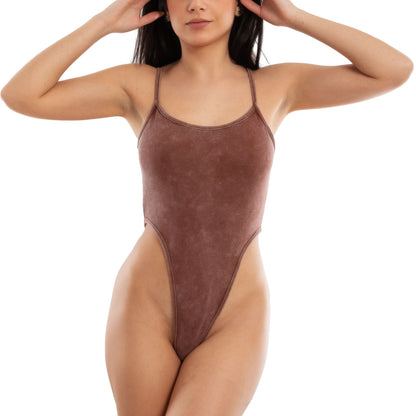 toocool body donna costine sgambato effetto lavato distressed canotta intima elasticizzata design high cut treetwear casual toocool vs1303 nero sm