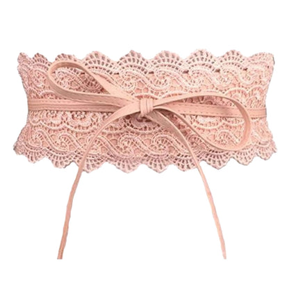 toocool cintura donna fascia larga pizzo obi fusciacca elegante lacci similpelle regolabile per cerimonie toocool zsp 7 nero taglia unica