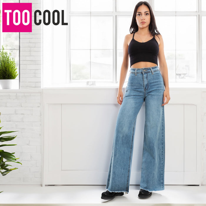 immagine-8-toocool-jeans-palazzo-gamba-larga-vita-alta-baggy-vi-6302