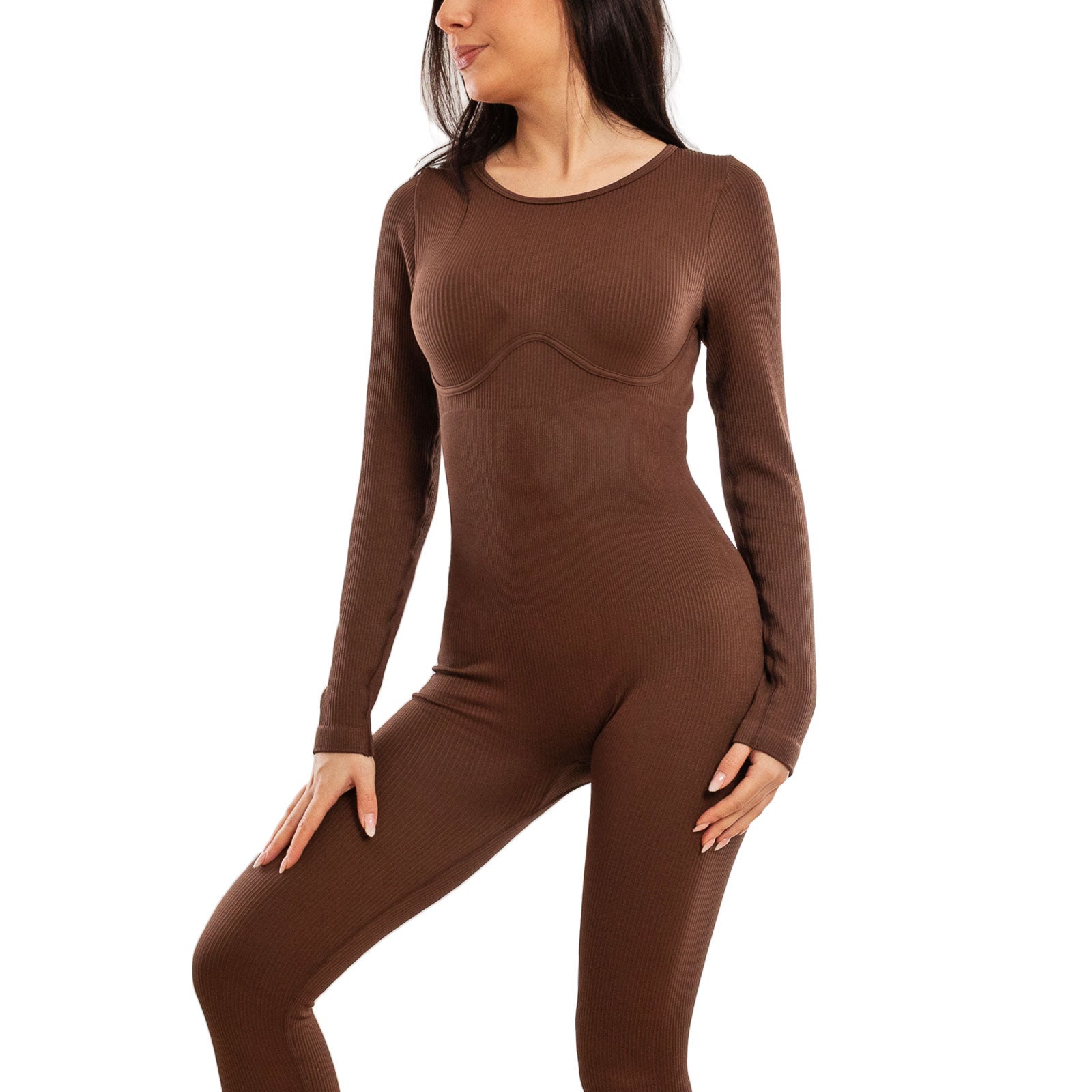 toocool jumpsuit overall sportiva donna aderente tuta intera yoga fitness push up elasticizzata palestra pilates toocool s90019 nero sm