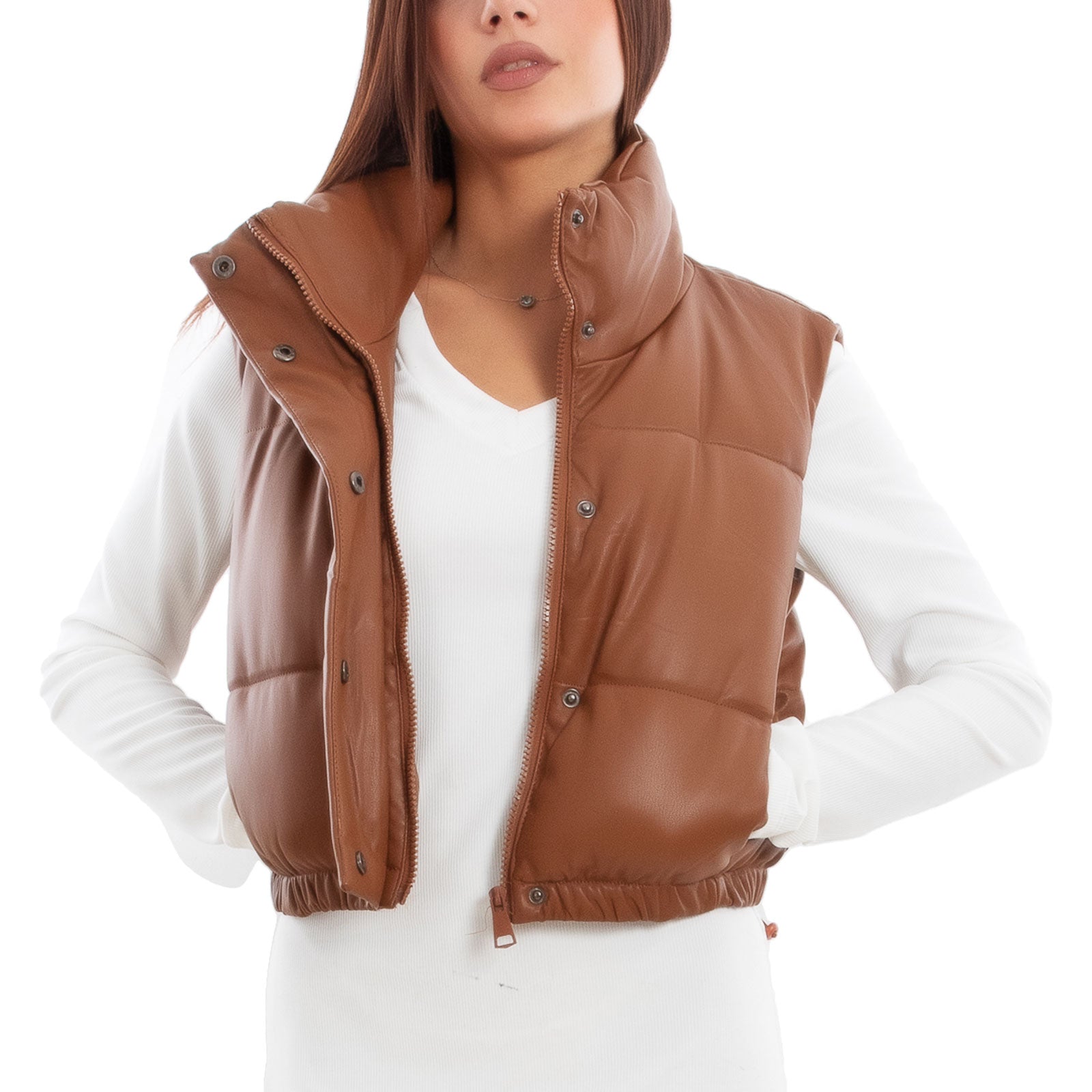 Kobilee - Piumino smanicato trapuntato da uomo, leggero, con cappuccio Kobilee - Piumino smanicato trapuntato da uomo, leggero, con cappuccio