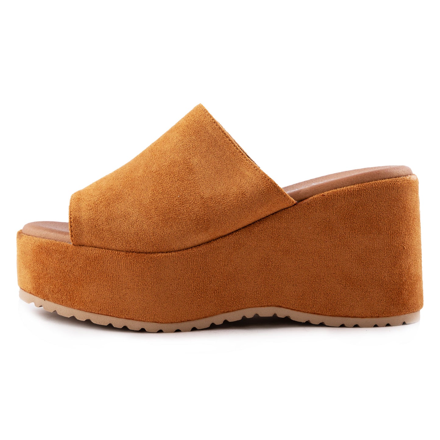 toocool sabot donna sandali scamosciati zeppa flatform hd055 181