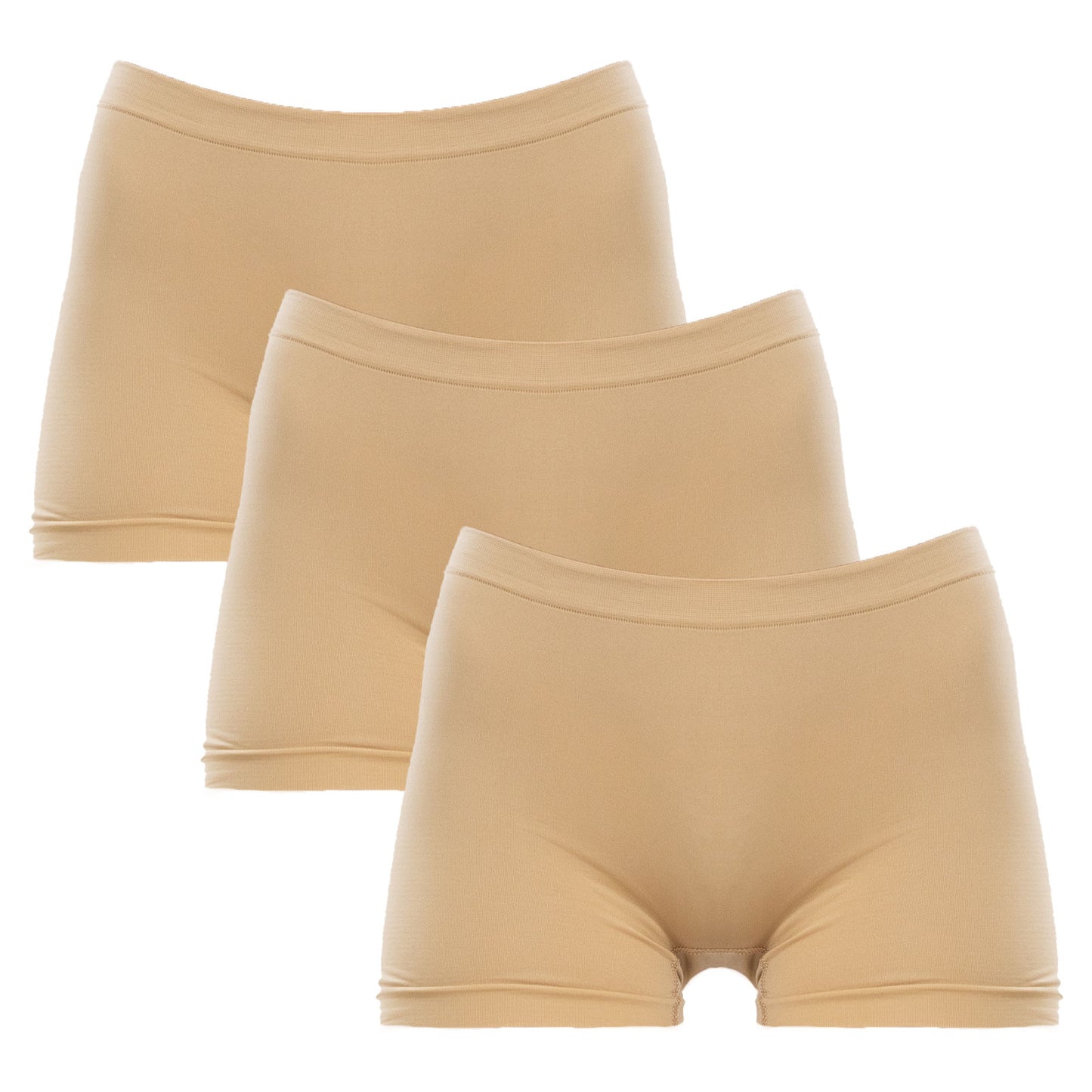 toocool set 3 pezzi stock boxer pantaloncini donna mutande intimo toocool yq3309 beige lxl