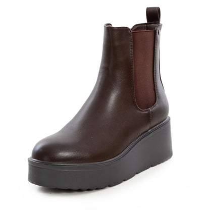 toocool stivali chelsea donna stivaletti alla caviglia elastici slip on zeppa toocool xg110 nero 36