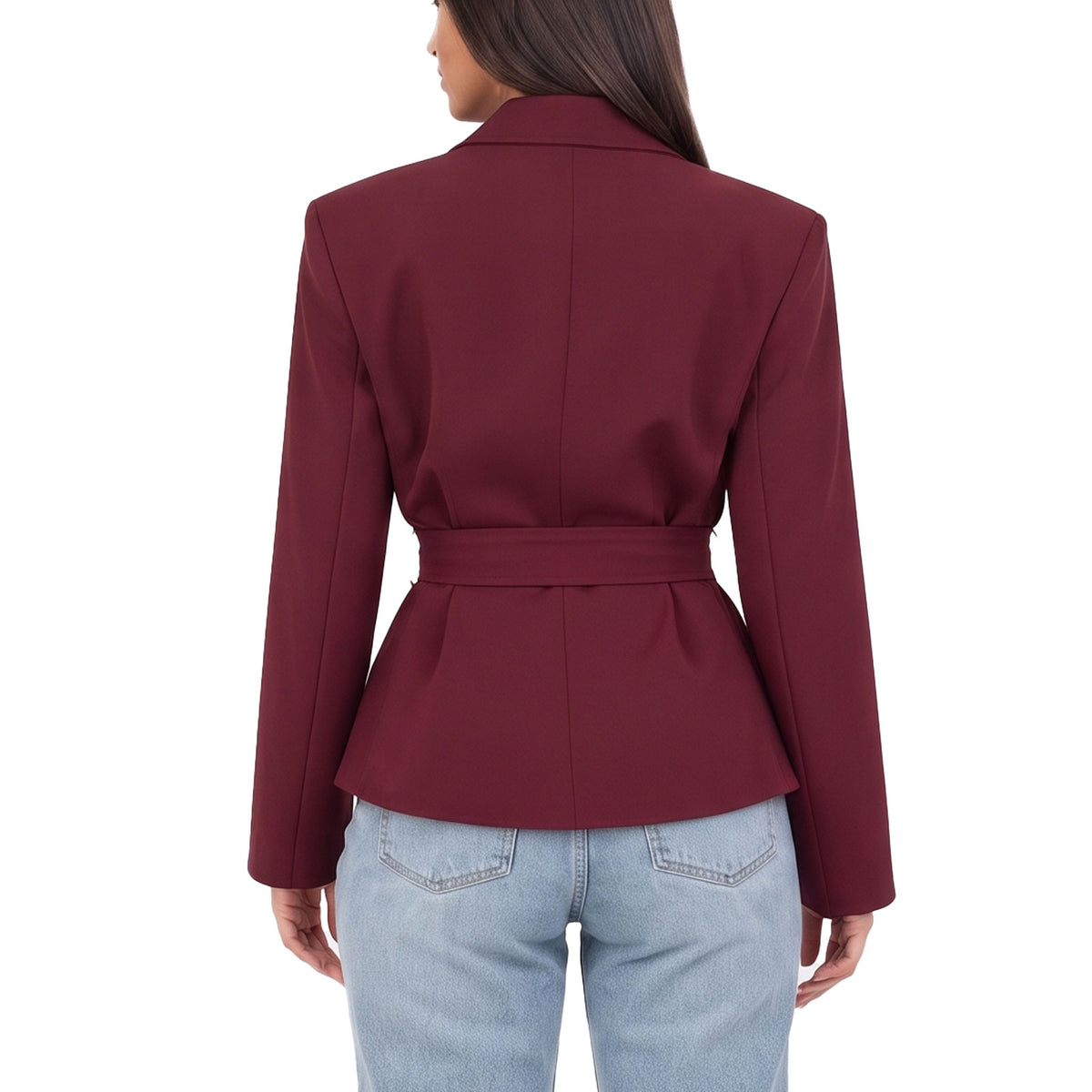 toocool giacca donna sfoderata elegante cintura coprispalle toocool vi 56210 nero taglia unica