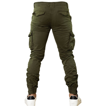 toocool pantaloni cargo uomo elasticizzati casual con tasche laterali cotone toocool oy23 13 nero 28tg 42