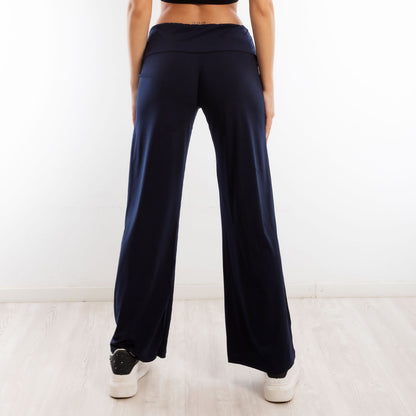 toocool pantaloni donna sportivi vita alta yoga palestra morbidi elasticizzati toocool vi 5396 nero s