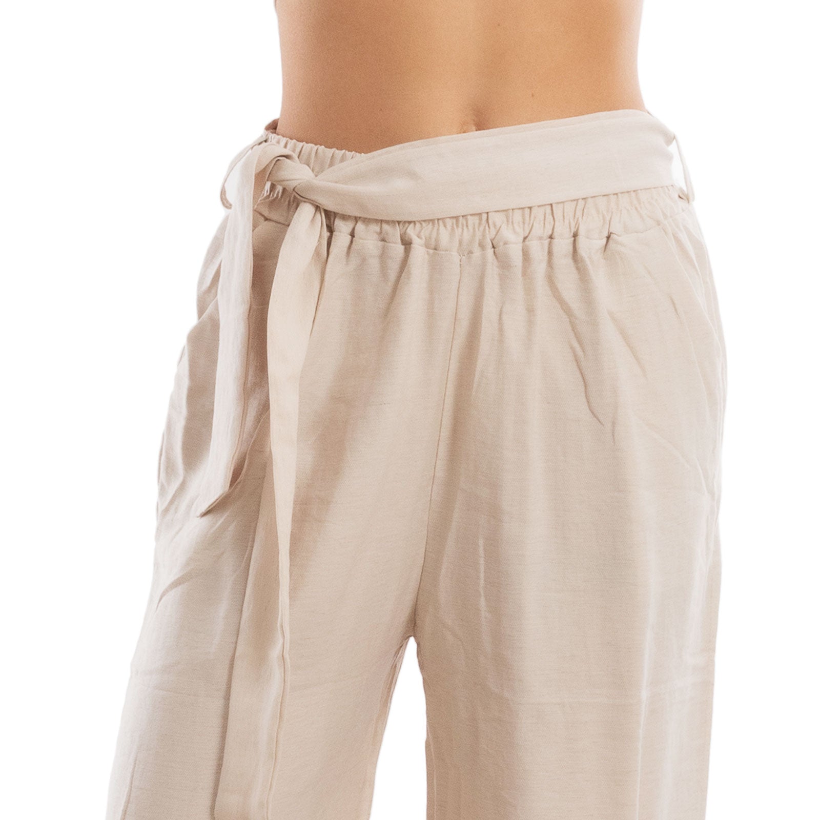 toocool pantaloni palazzo donna leggeri estivi freschi comodi cintura toocool yv260 nero sm