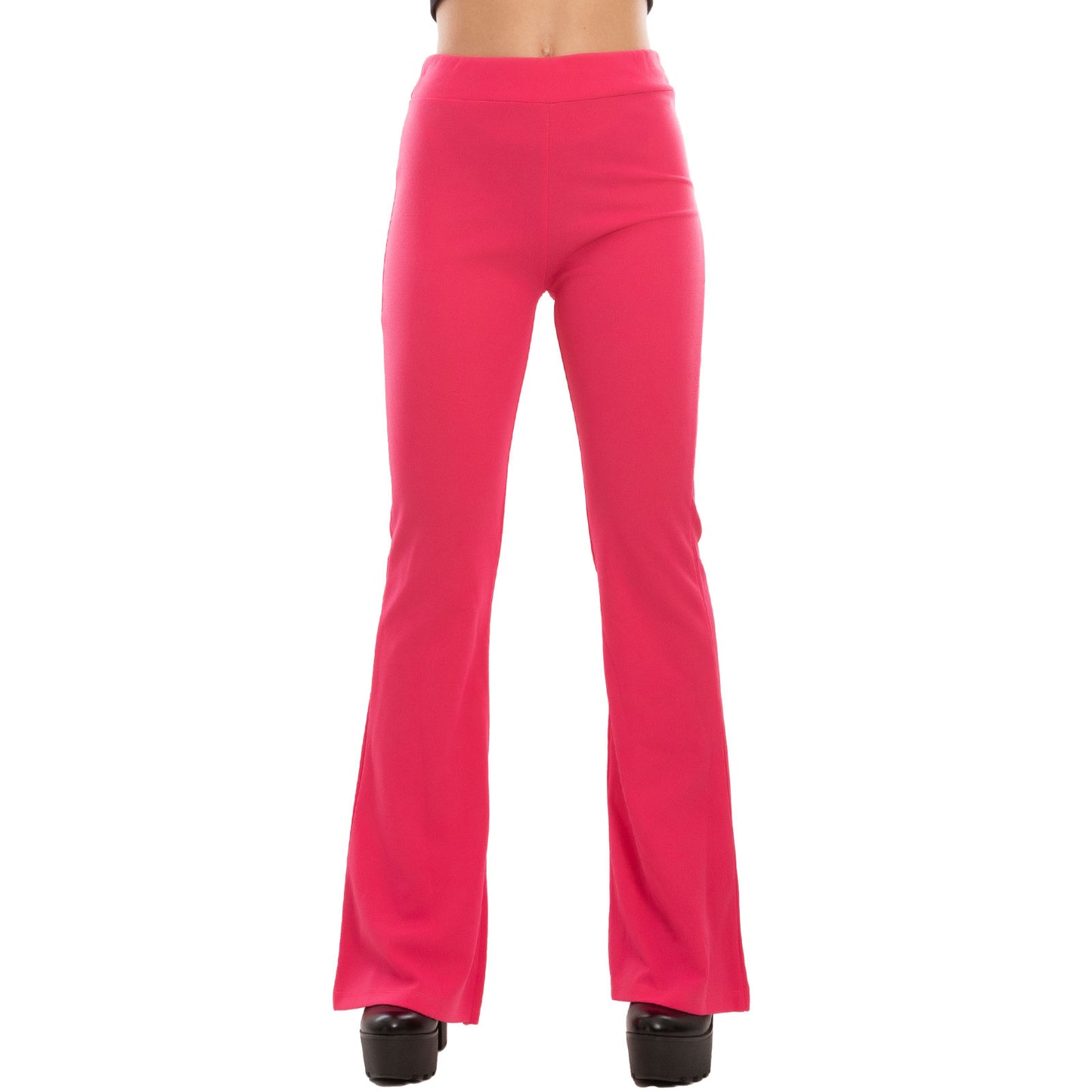 toocool pantaloni zampa donna elasticizzati flare eleganti vita alta comodi e versatili per ufficio tempo libero e cerimonie toocool as 5165 beige s