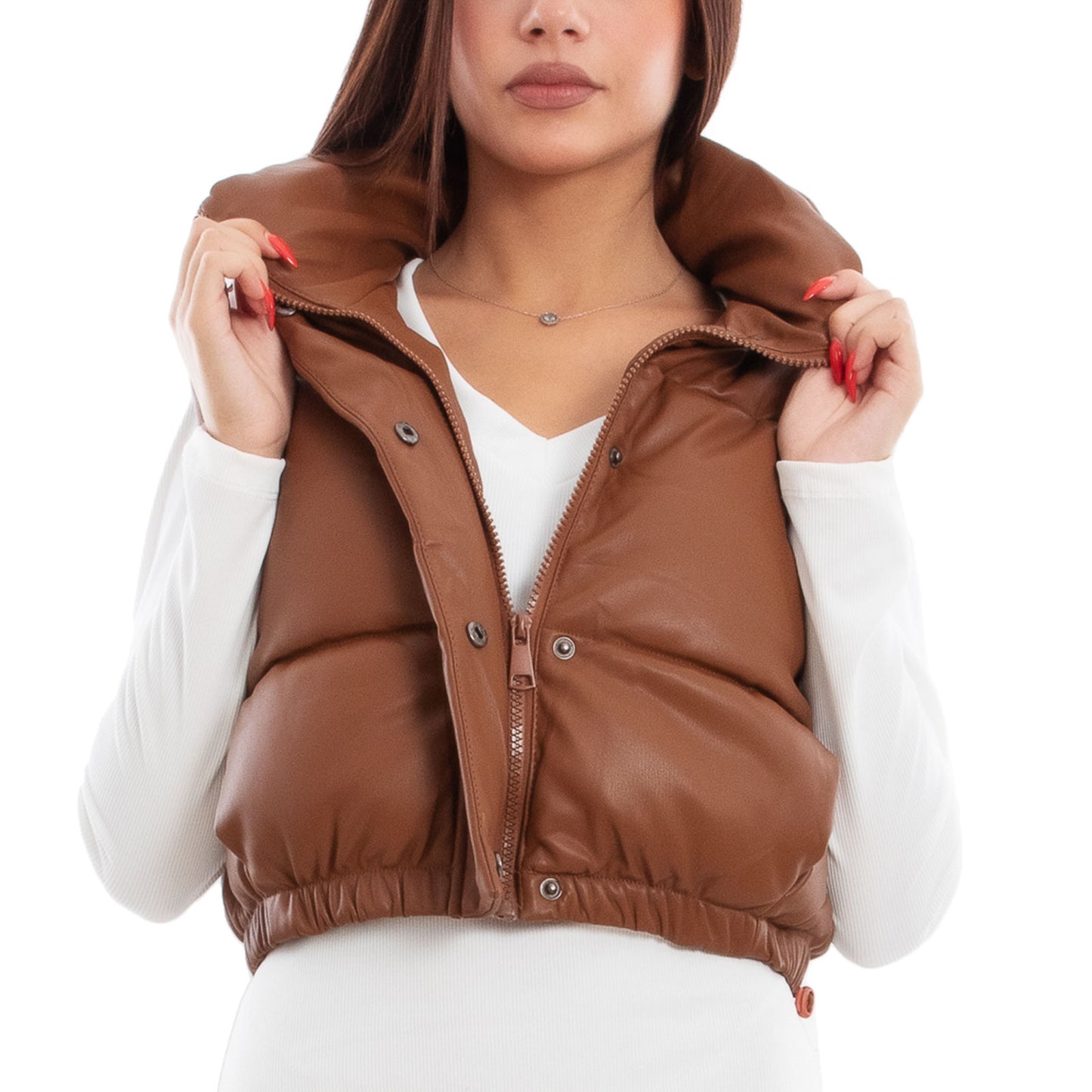 immagine-9-toocool-piumino-crop-smanicato-gilet-imbottito-vi-23212
