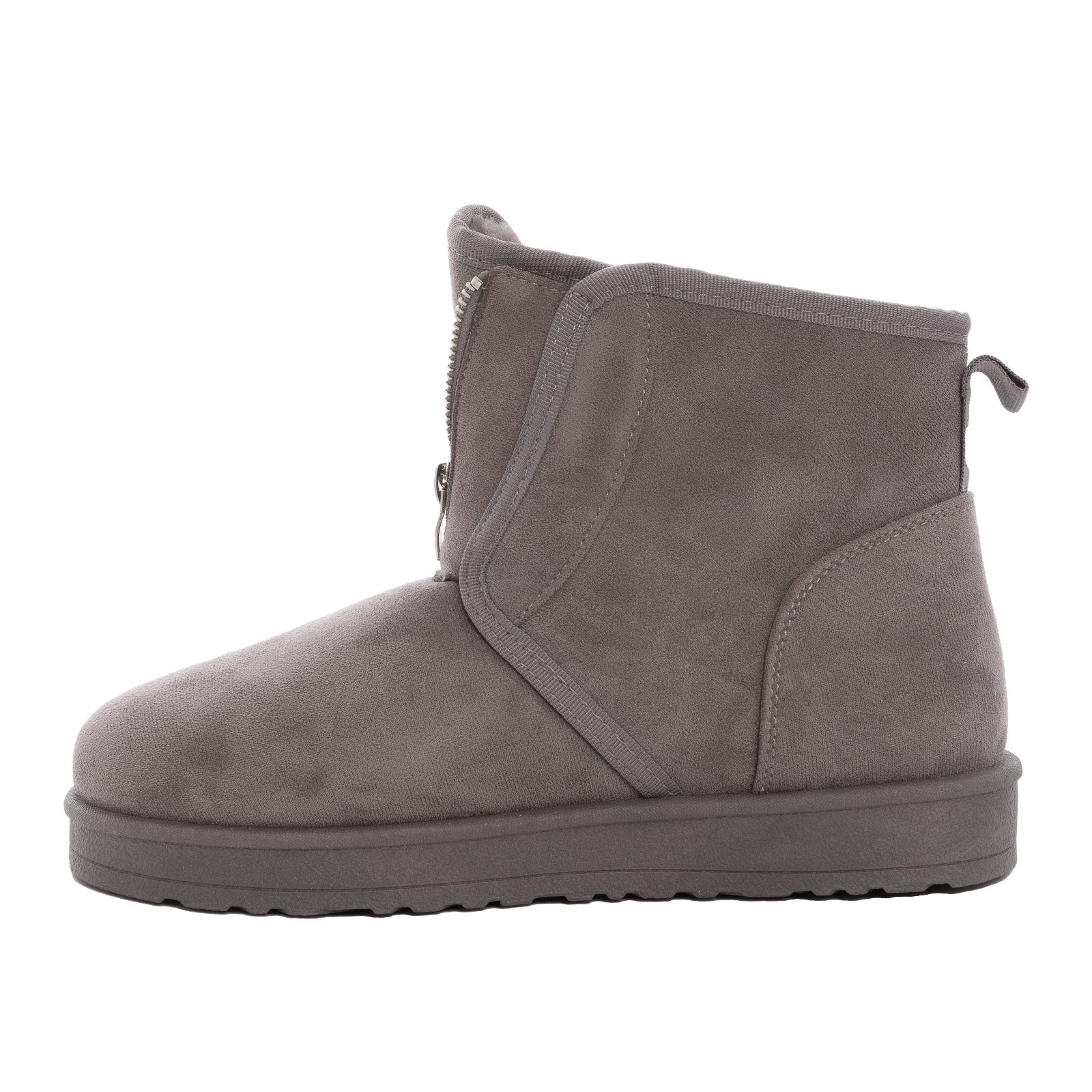 toocool scarponcini invernali uomo chiusura zip stivaletti caldi foderati in pelliccia sintetica tronchetti comodi toocool nu7709 nero 41